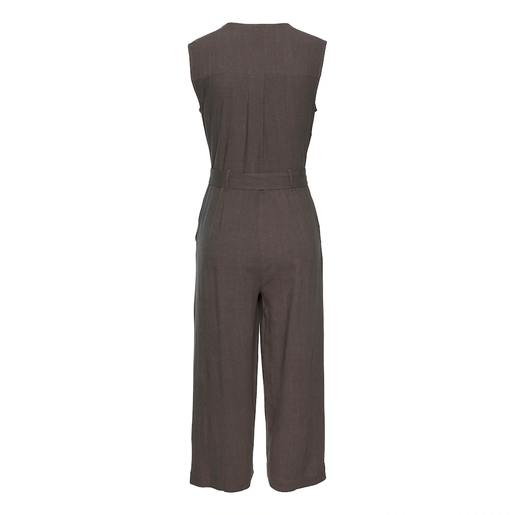 LASCANA Overall (mit Bindegürtel) und Taschen sommerlicher Jumpsuit casual-chic Discount Store für neue Produkte