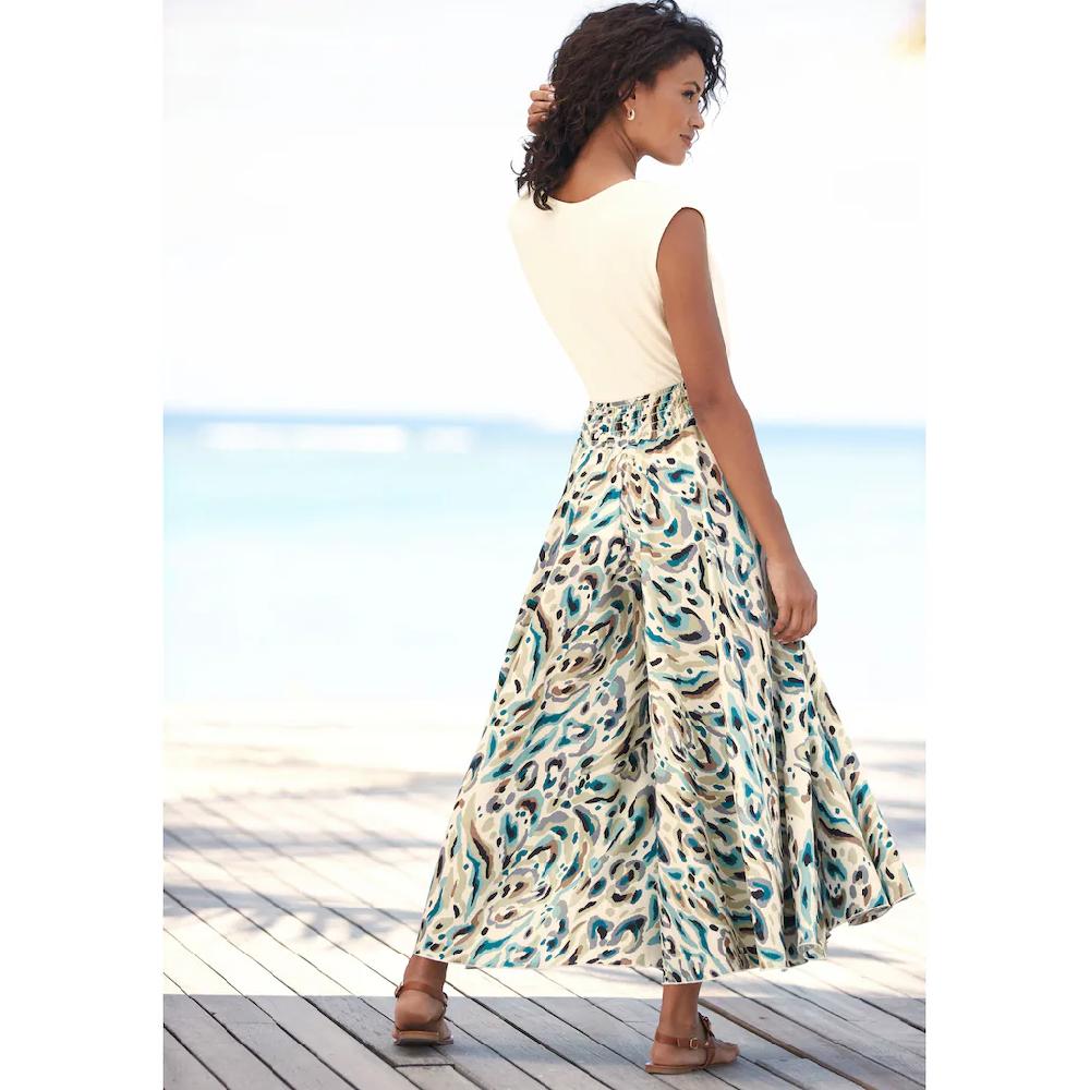 LASCANA Hosenrock mit Alloverdruck Culotte extraweites Bein Begrenzt auf 3 Tage