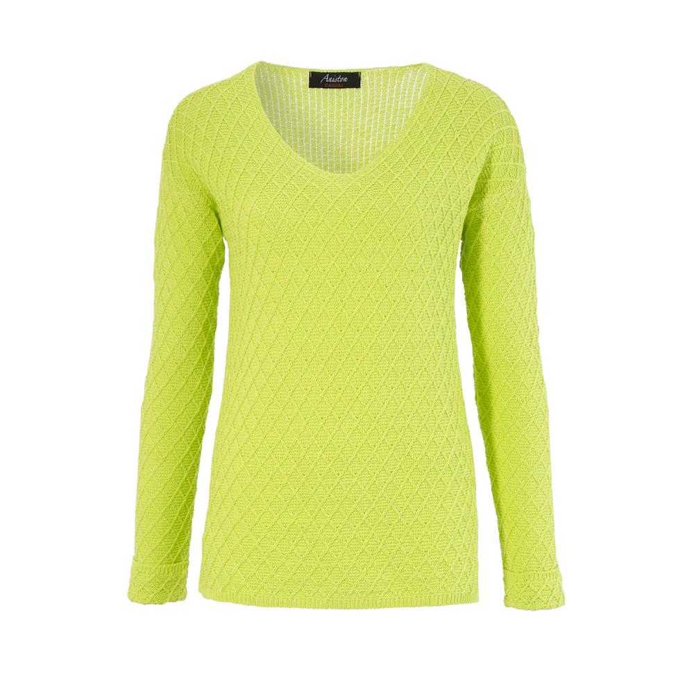 Aniston CASUAL V-Ausschnitt-Pullover im trendigen Mustermix Rabatte dieses Monats