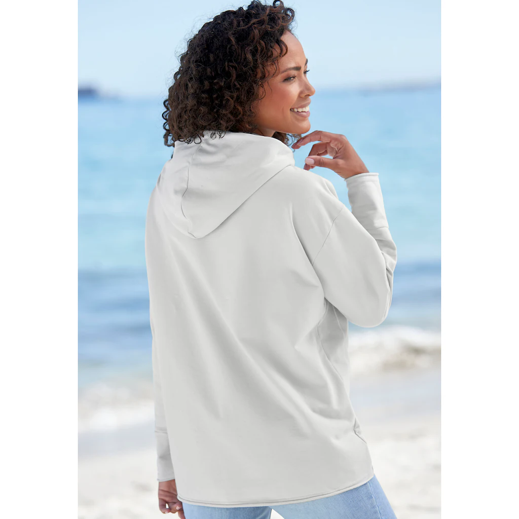 Elbsand Kapuzensweatshirt »Dea« Hoodie mit Logodruck vorne 2025