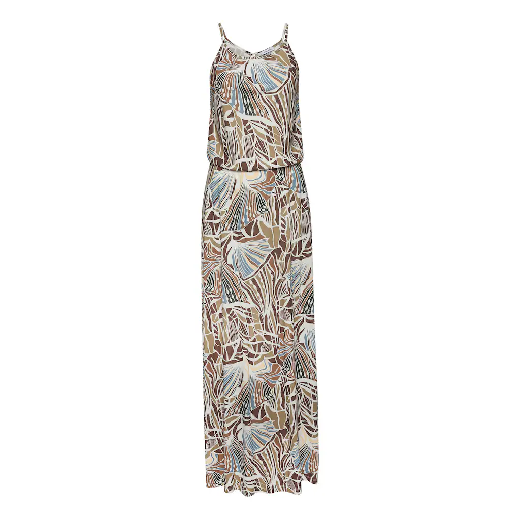 LASCANA Maxikleid leichtes Sommerkleid mit Alloverprint fließendes Strandkleid Verkauf