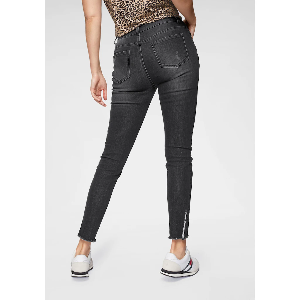 Aniston CASUAL Skinny-fit-Jeans mit Destroyed-Effekt Flash Sale