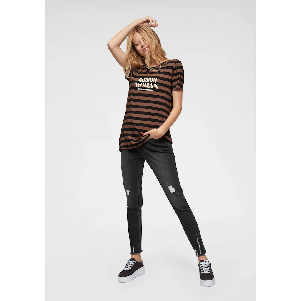 Aniston CASUAL Skinny-fit-Jeans mit Destroyed-Effekt Flash Sale