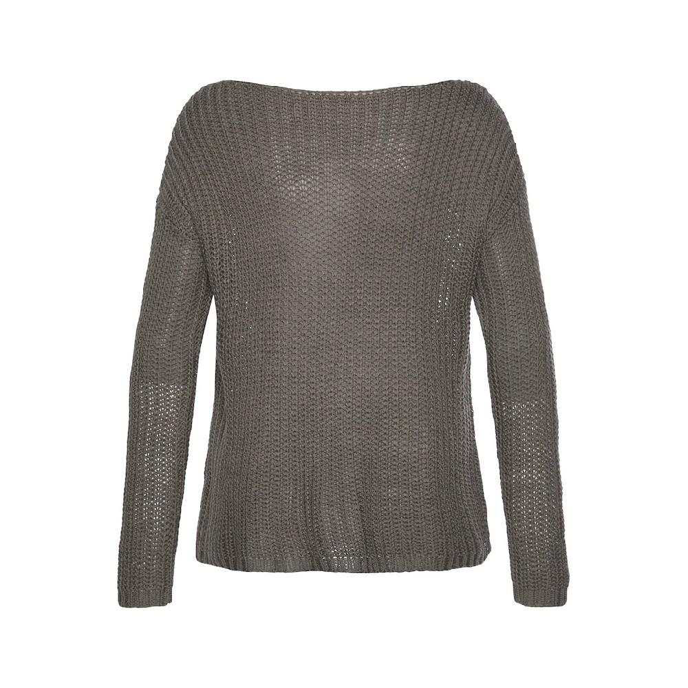 LASCANA Rundhalspullover aus weichem Grobstrick lockerer Strickpullover Damenpullover Exklusivangebot