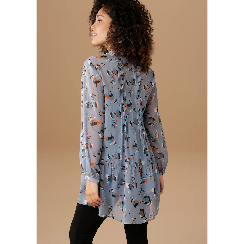 Aniston SELECTED Longbluse mit dekorativer Biesenverzierung Osterangebot