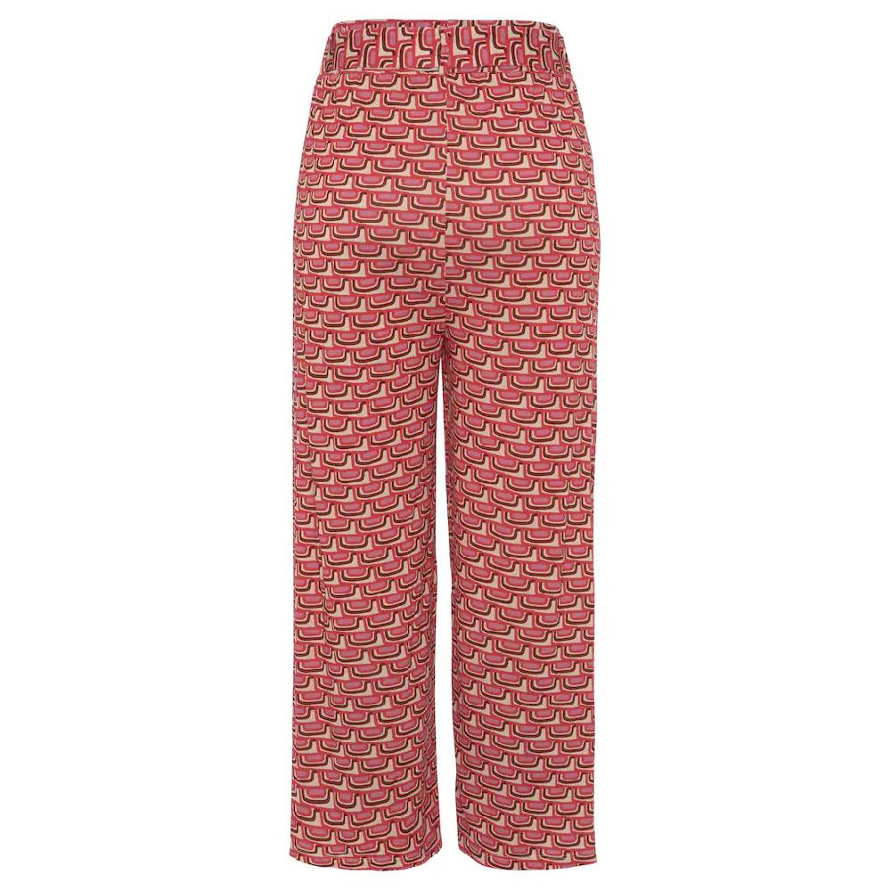 Vivance Culotte (mit Bindegürtel) mit Retroprint leichte Jerseyhose Sommerhose Lagerräumung