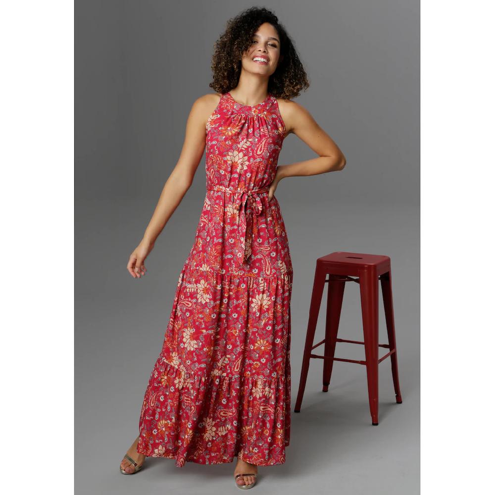 Aniston CASUAL Sommerkleid mit fantasievollem Blumendruck Heißer Verkauf