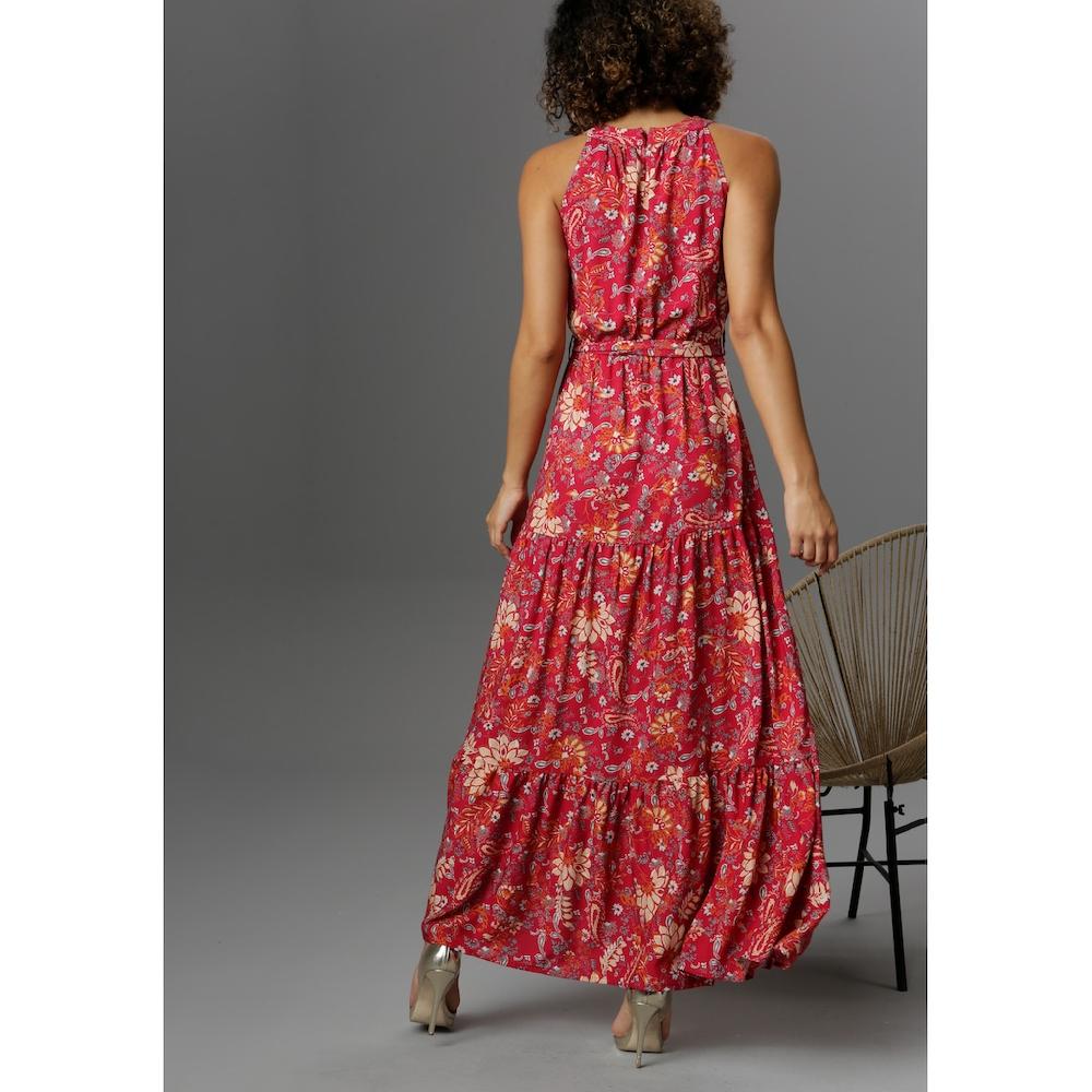 Aniston CASUAL Sommerkleid mit fantasievollem Blumendruck Heißer Verkauf