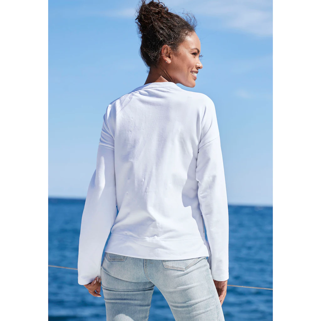 Elbsand Sweatshirt »Aliisa« mit Logodruck vorne Basic-Passform sportlich-casual Neueste Mode