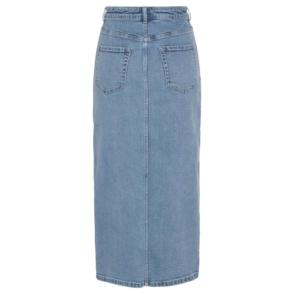 Buffalo Jeansrock in modischer Midilänge elastischer Denimrock mit Schlitz Sommerrock Exklusive Angebote