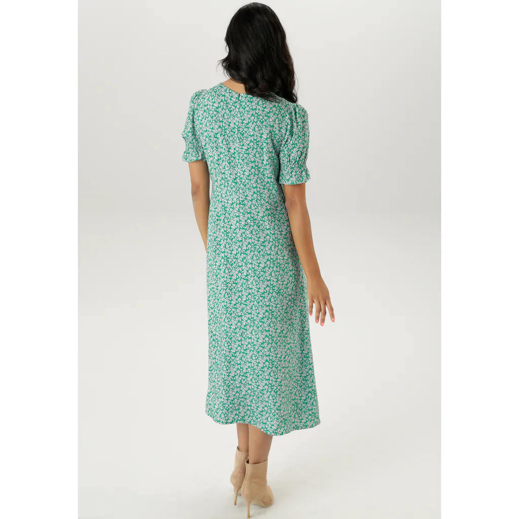 Aniston SELECTED Sommerkleid mit Blümchendruck - NEUE KOLLEKTION Blitzangebot