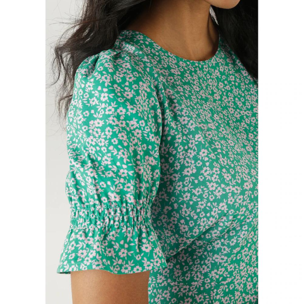 Aniston SELECTED Sommerkleid mit Blümchendruck - NEUE KOLLEKTION Blitzangebot