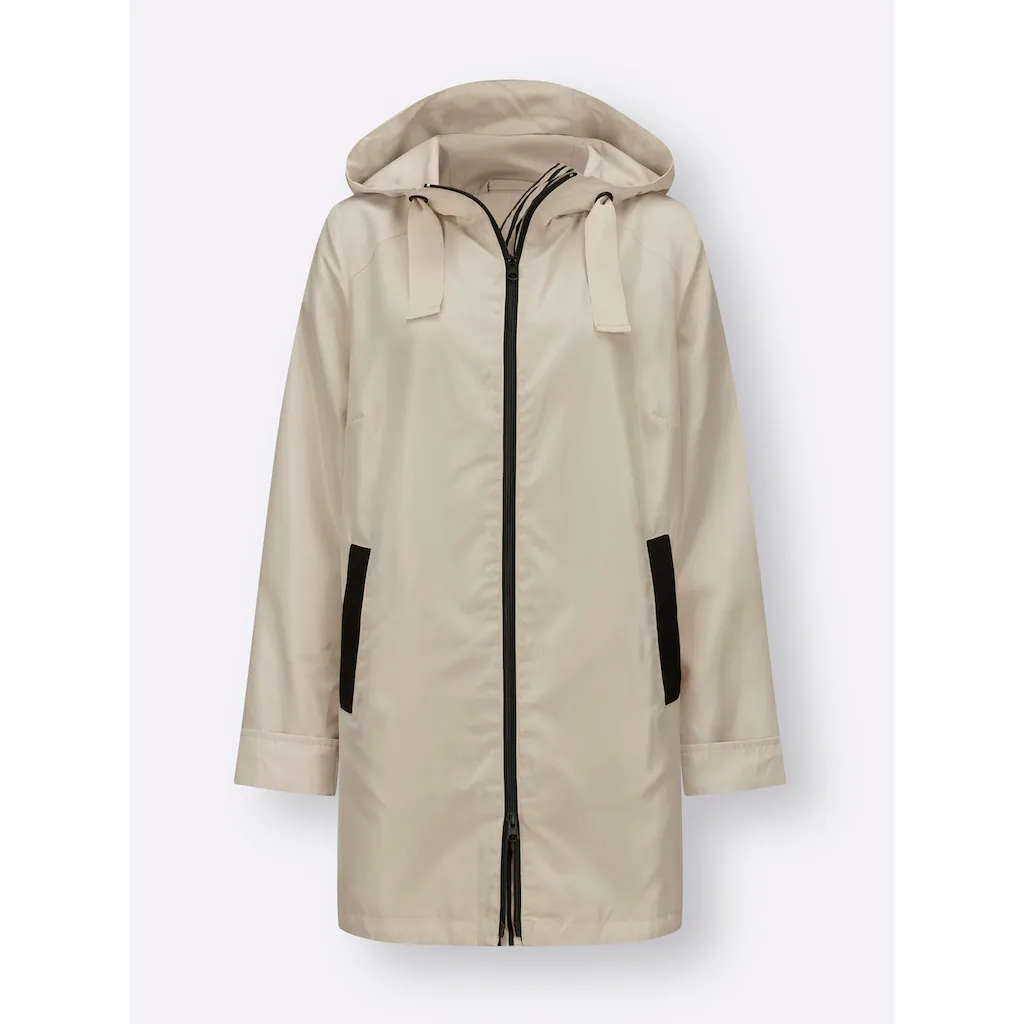 Classic Basics Langjacke mit Kapuze Große Rabatte