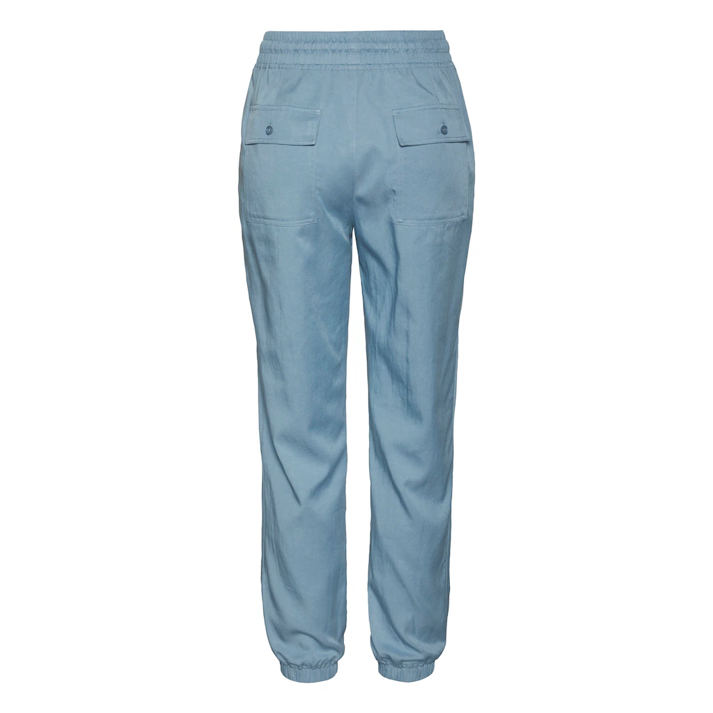 LASCANA Schlupfhose aus Webware elastische Stoffhose mit Taschen Saisonale Angebote