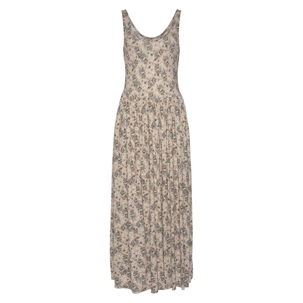 Vivance Midikleid mit Blümchenprint luftiges Sommerkleid Strandkleid Tägliche Deals
