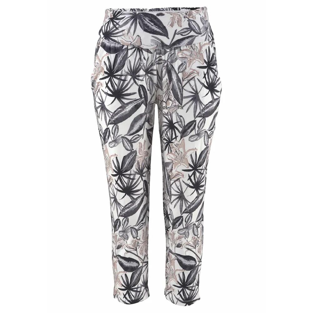 Buffalo Jerseyhose mit Alloverdruck und Taschen 7/8-Hose Stoffhose elastisch Neueste Stile