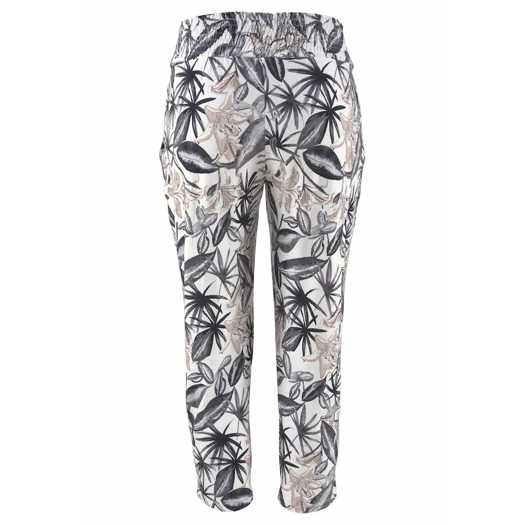 Buffalo Jerseyhose mit Alloverdruck und Taschen 7/8-Hose Stoffhose elastisch Neueste Stile
