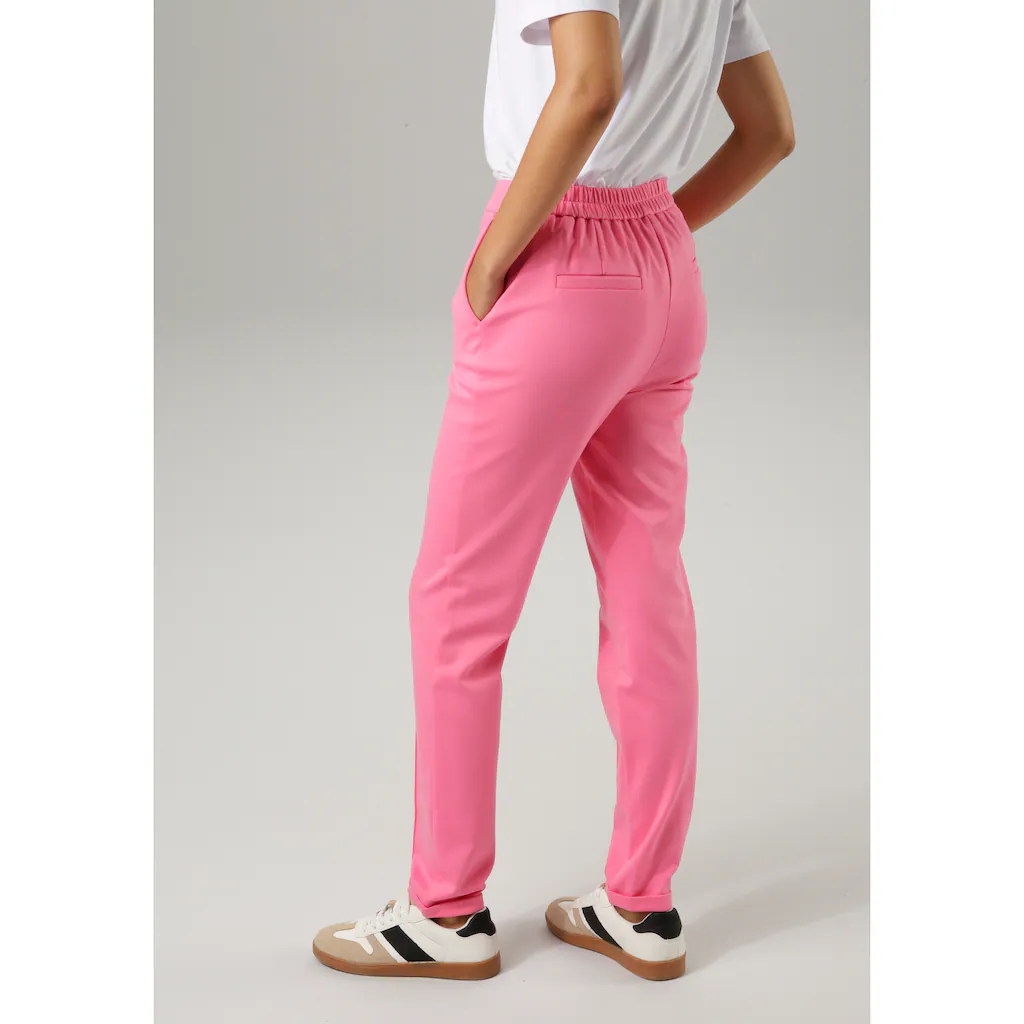 Aniston CASUAL Jerseyhose mit Biesen verziert Zeitbegrenzte Promotion