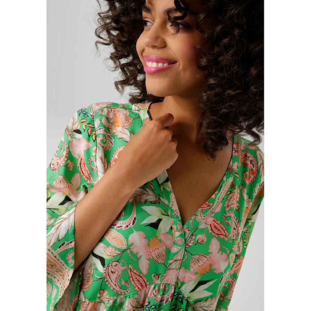 Aniston CASUAL Tunikakleid mit fantasievolle farbharmonischen Druck - NEUE KOLLEKTION Bis zu 50% Rabatt