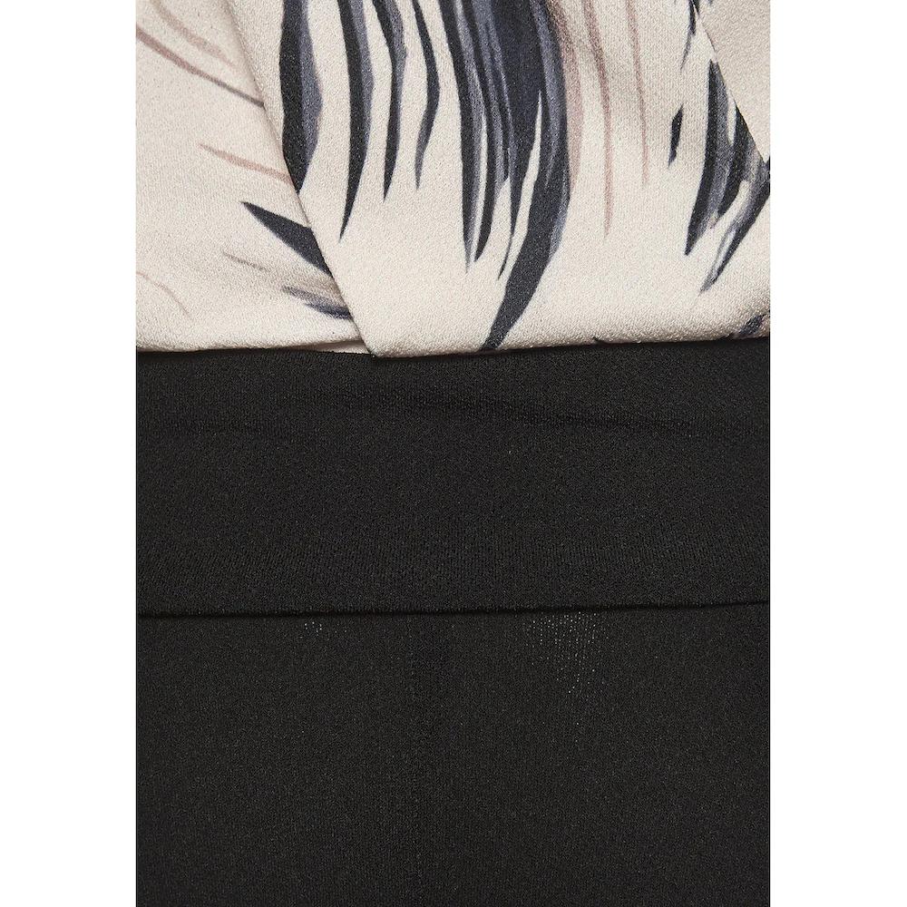 LASCANA Overall mit bedrucktem Oberteil eleganter Jumpsuit Business-Look festlich Meist gekauft