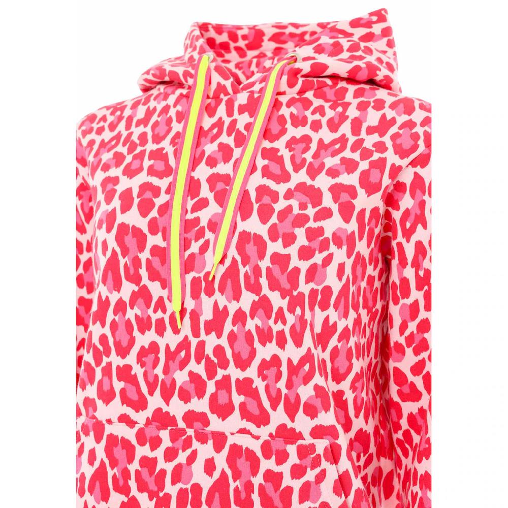 Zwillingsherz Hoodie »"Leo Allover Neon Kante"« mit Animal-Design und kontrastfarbigen Ärmelbündchen Limitierter Zeitrabatt