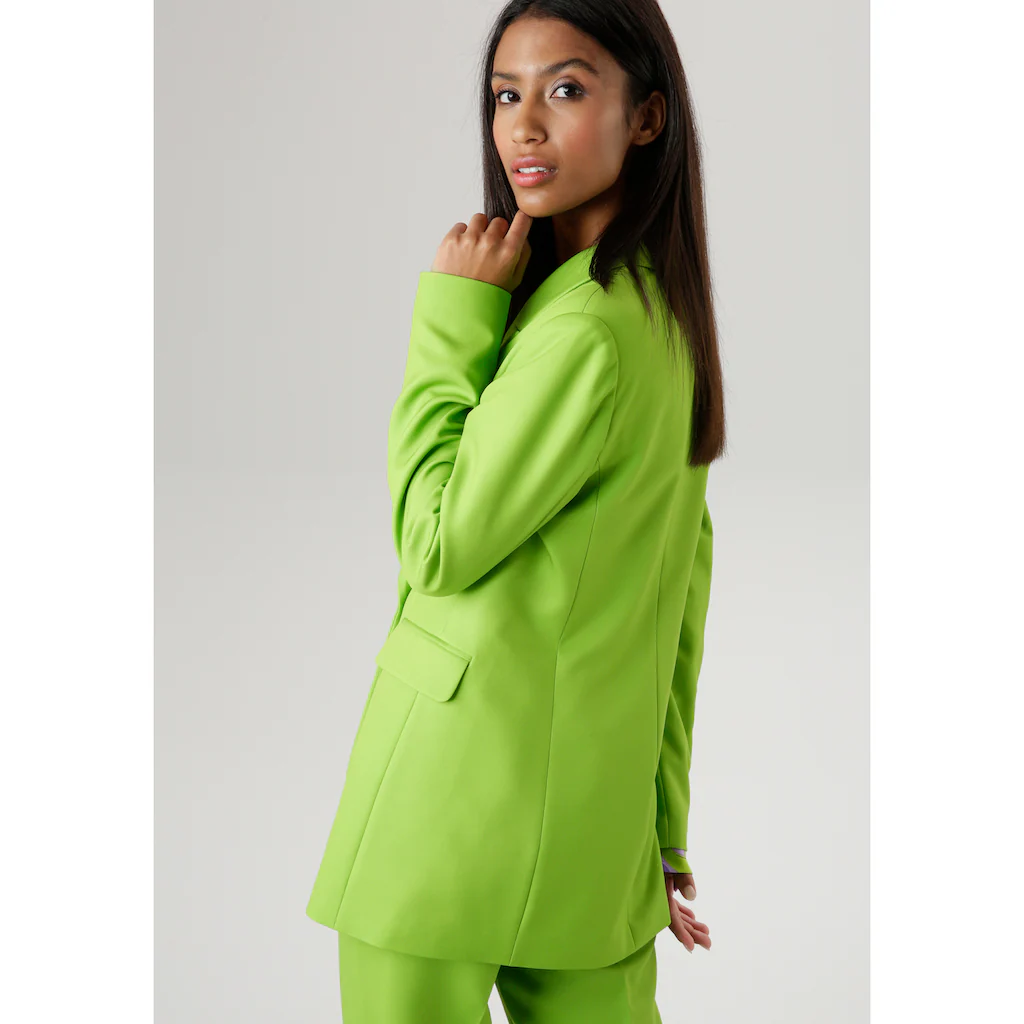 Aniston SELECTED Longblazer in trendy Farbpalette Bestseller
