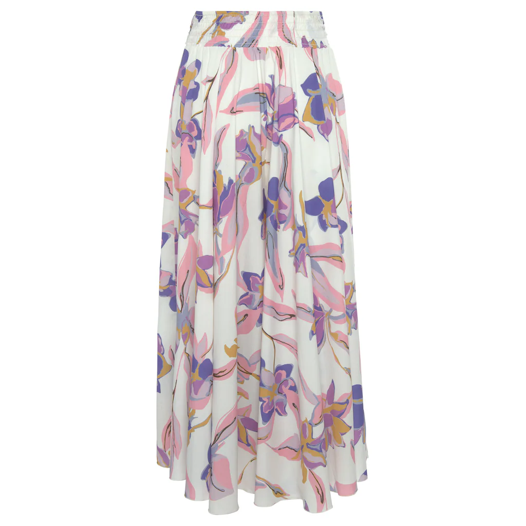 LASCANA Hosenrock mit floralem Alloverdruck Culotte extraweites Bein Sonderangebote