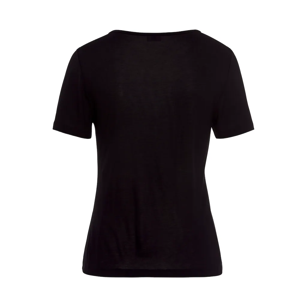 Buffalo Kurzarmshirt mit Cut-outs vorne T-Shirt lockere Passform Bis zu 60% Rabatt