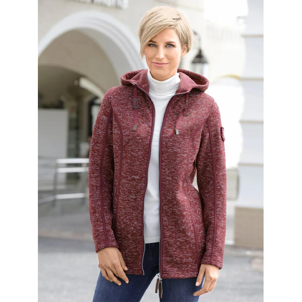 Casual Looks Kapuzenfleecejacke