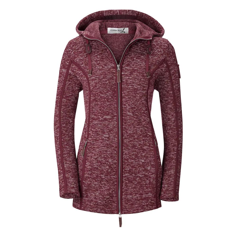 Casual Looks Kapuzenfleecejacke 50% Rabatt mit kostenlosem Versand