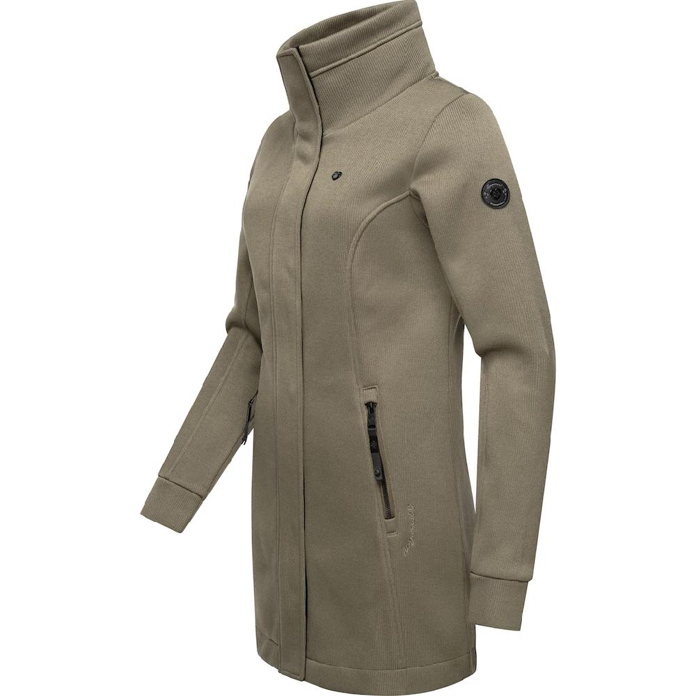 Ragwear Sweatjacke »Letrice Bonded« Elegante Zip-Jacke mit hohem Kragen in Feinstrickoptik Begrenzt auf 3 Tage