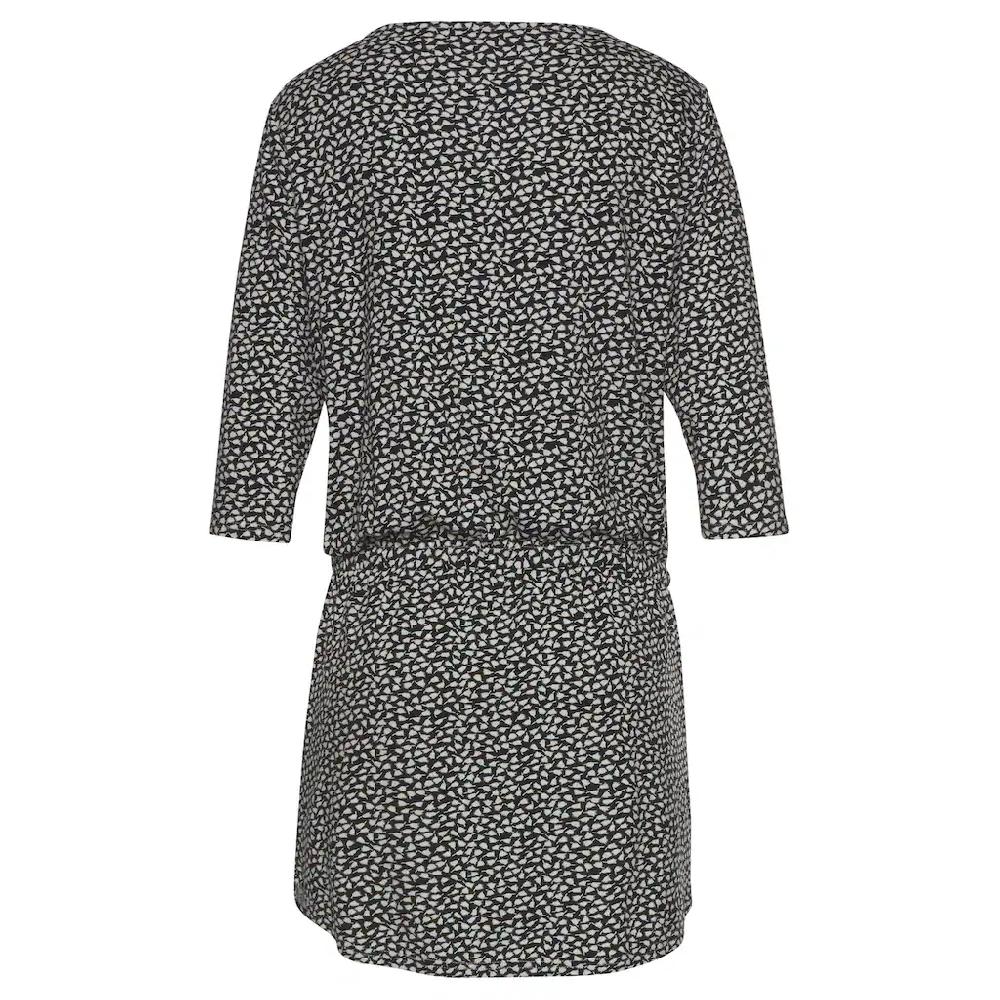 s.Oliver Sommerkleid mit Reißverschluss und 3/4-Ärmeln Jerseykleid mit Taschen Im Verkauf