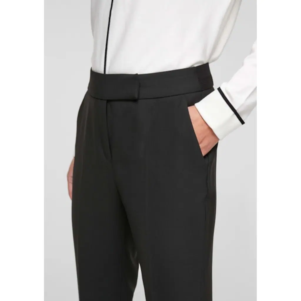 s.Oliver BLACK LABEL 7/8-Hose mit asymmetrischem Hakenverschluss Auslauf