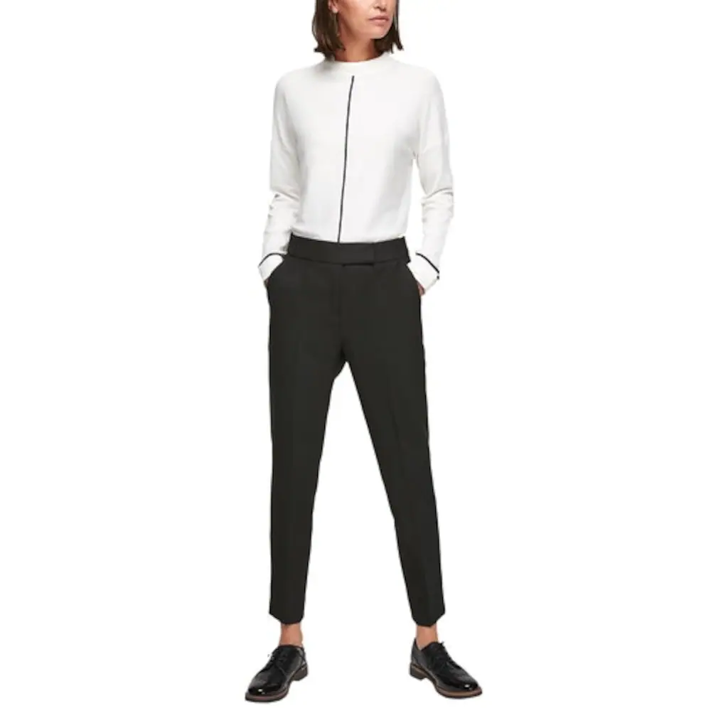 s.Oliver BLACK LABEL 7/8-Hose mit asymmetrischem Hakenverschluss Auslauf