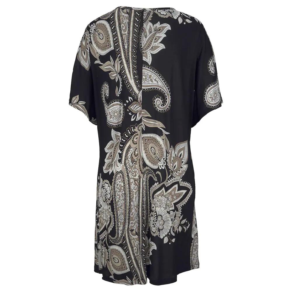 LASCANA Jerseykleid mit Zierdetail am Ausschnitt sommerliches Tunikakleid Strandkleid Verkauf