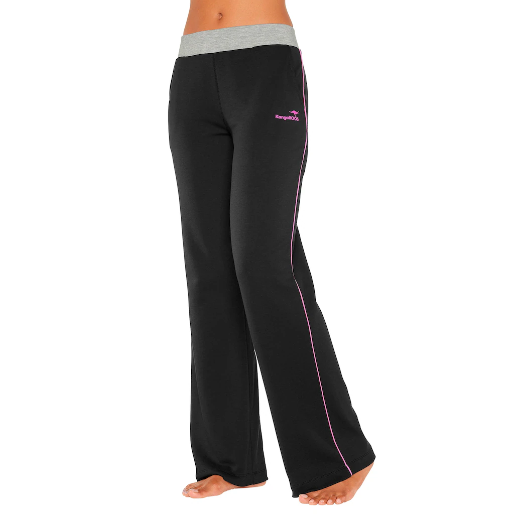 KangaROOS Relaxhose mit breitem Bund Loungewear Loungeanzug Kostenloser Versand