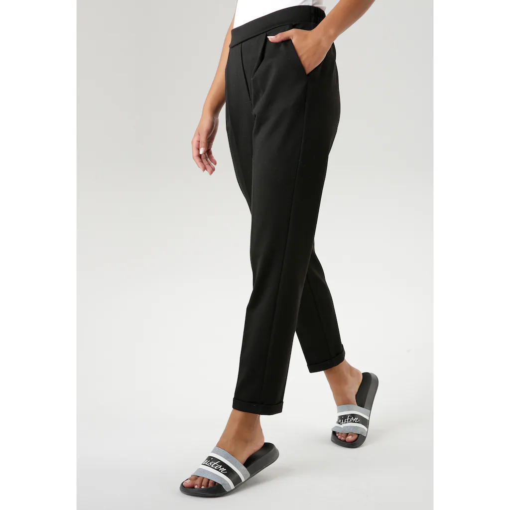 Aniston SELECTED Schlupfhose mit Bundfalten Online Shopping
