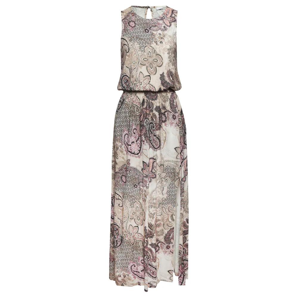 LASCANA Maxikleid mit Paisleyprint und Schlitz leichtes Sommerkleid Strandkleid Saisonschlussverkauf