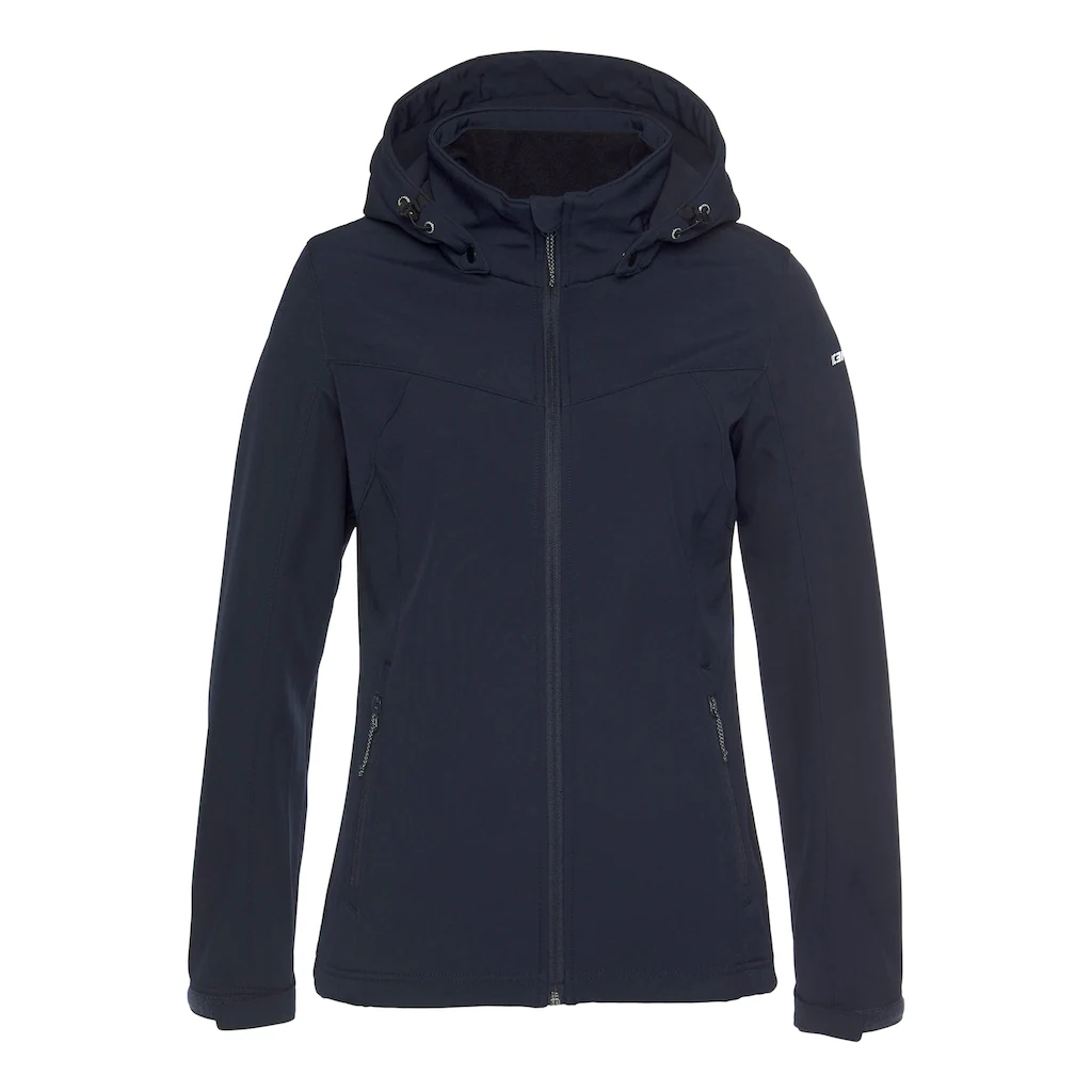 Icepeak Softshelljacke »BRENHAM« (1 St.) mit Kapuze Winddicht & Wasserabweisend & Atmungsaktiv Cyber Monday