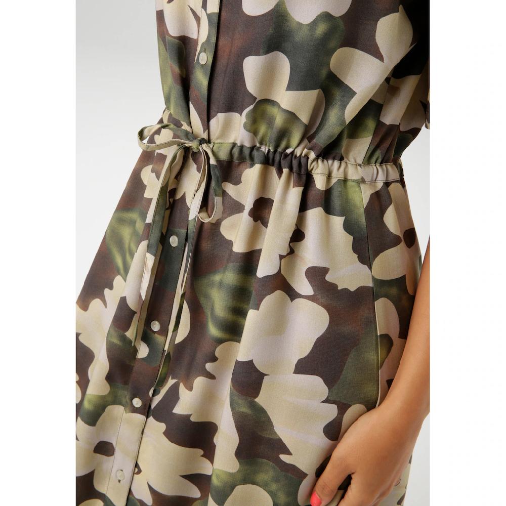 Aniston CASUAL Blusenkleid mit farbharmonischen Blumendruck im Batikdessin - NEUE KOLLEKTION Neueste Mode