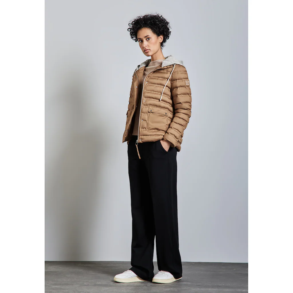 STREET ONE Steppjacke mit Kapuze mit Knopfleiste Online Outlet