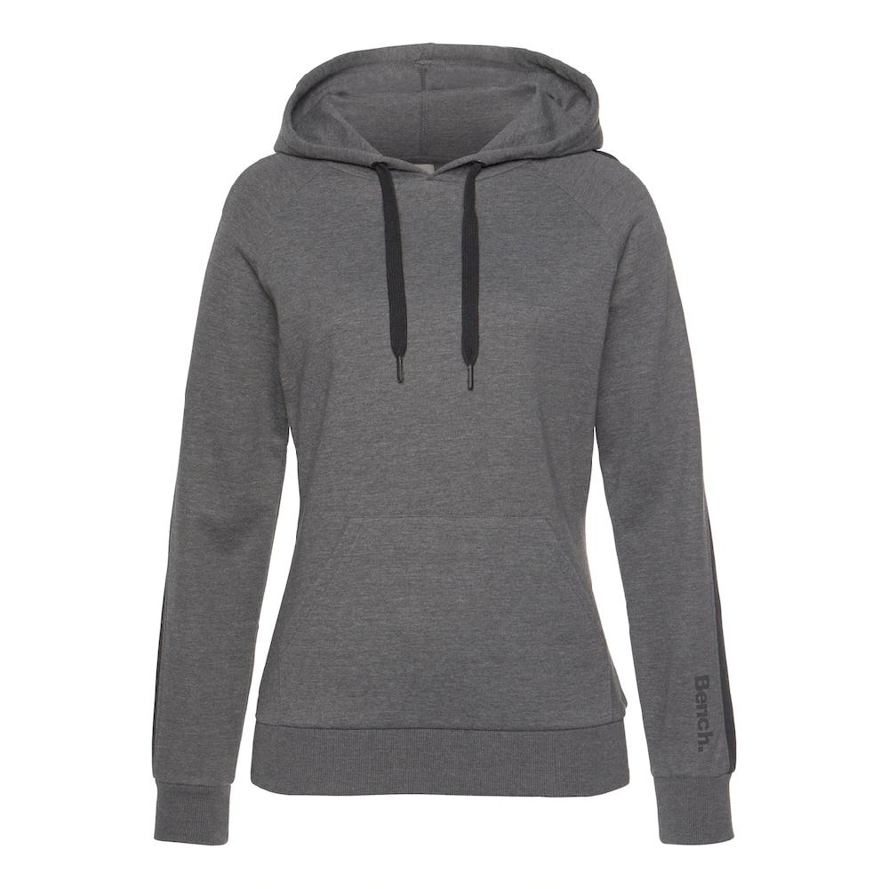 Bench. Loungewear Kapuzensweatshirt mit Seitenstreifen und Kängurutasche Loungeanzug Hoodie Blitzangebot