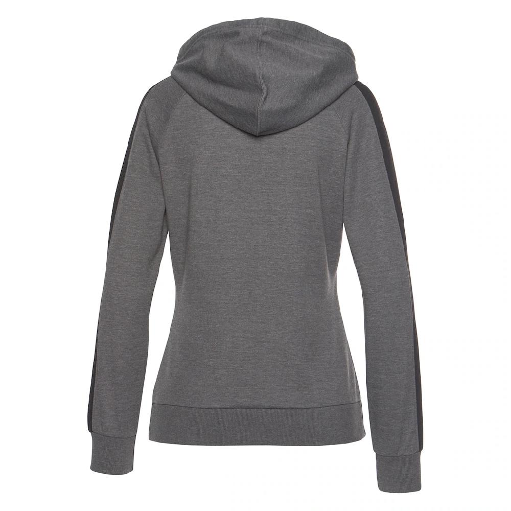 Bench. Loungewear Kapuzensweatshirt mit Seitenstreifen und Kängurutasche Loungeanzug Hoodie Blitzangebot