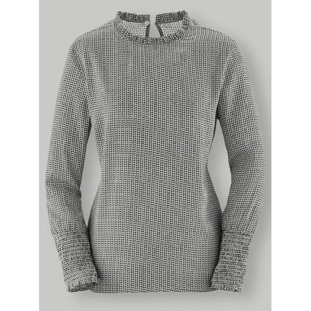 creation L Rüschenbluse 50% Rabatt mit kostenlosem Versand