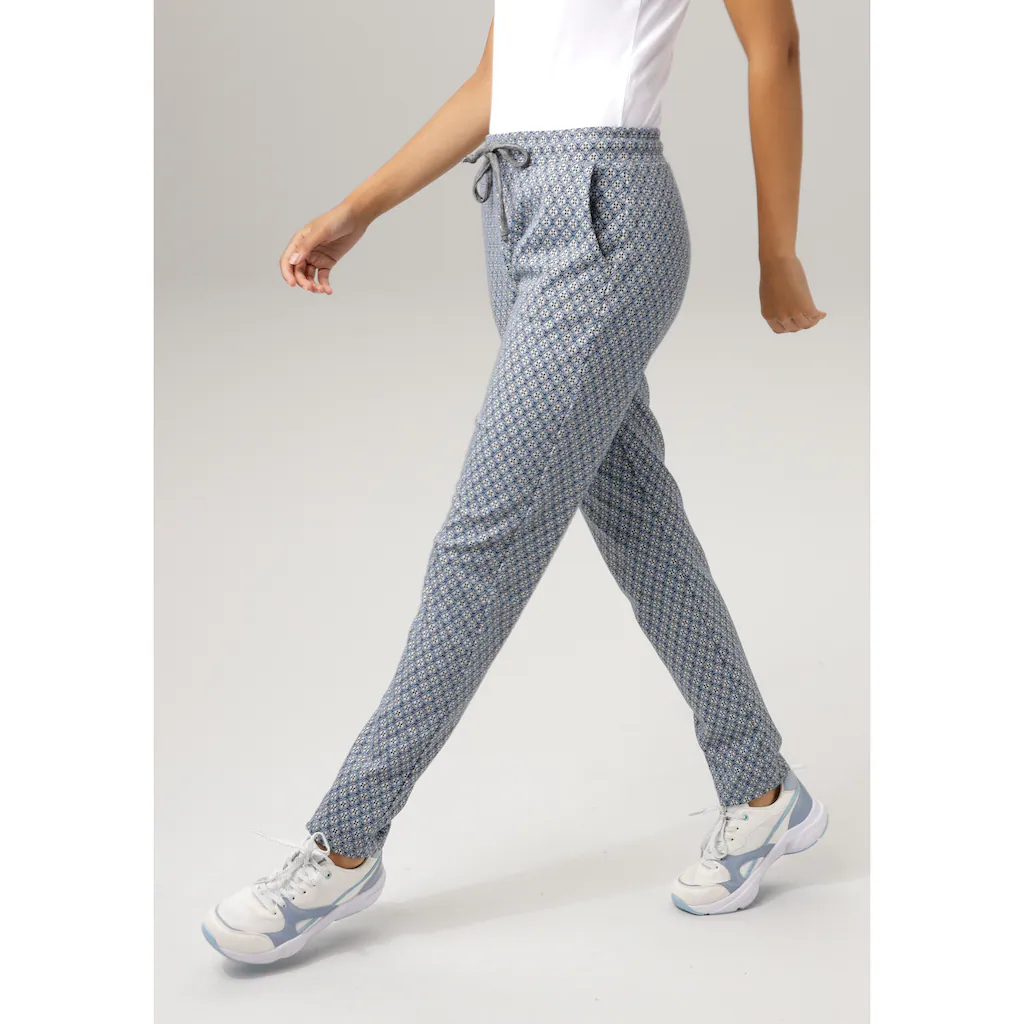 Aniston CASUAL Schlupfhose im extravagantem Karo-Dessin 50% Rabatt für begrenzte Zeit