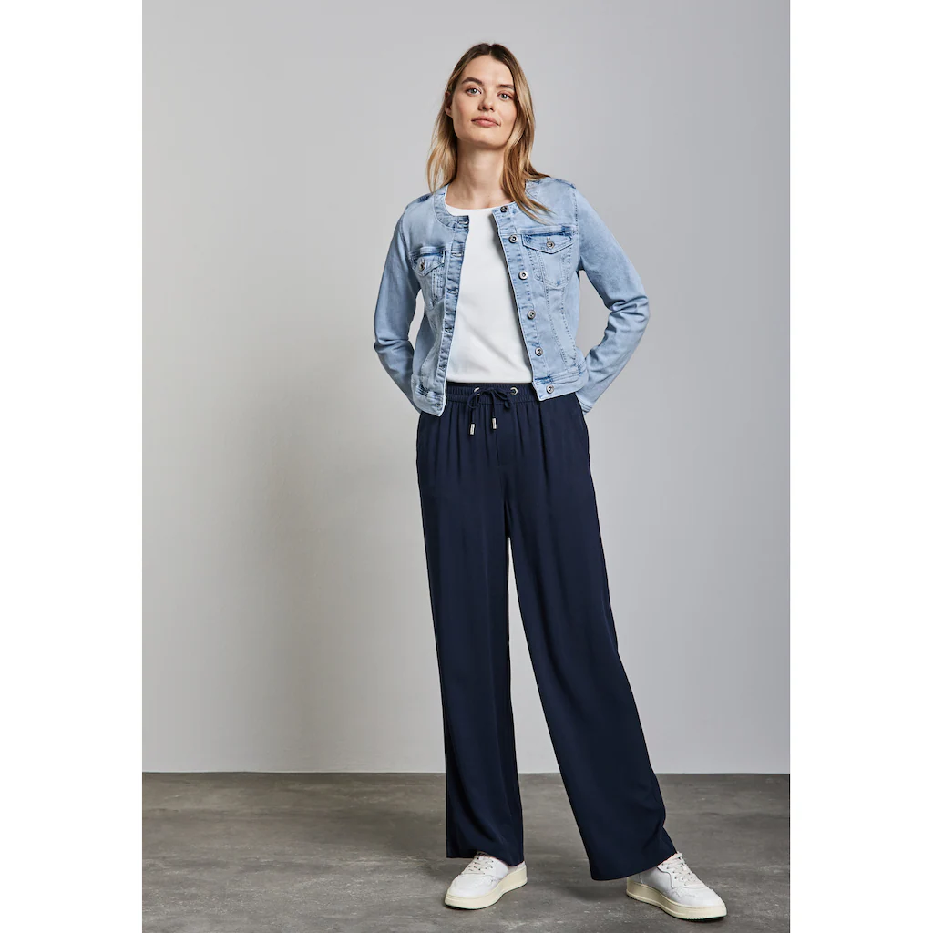 STREET ONE Jeansjacke ohne Kapuze mit Brusttaschen 2025