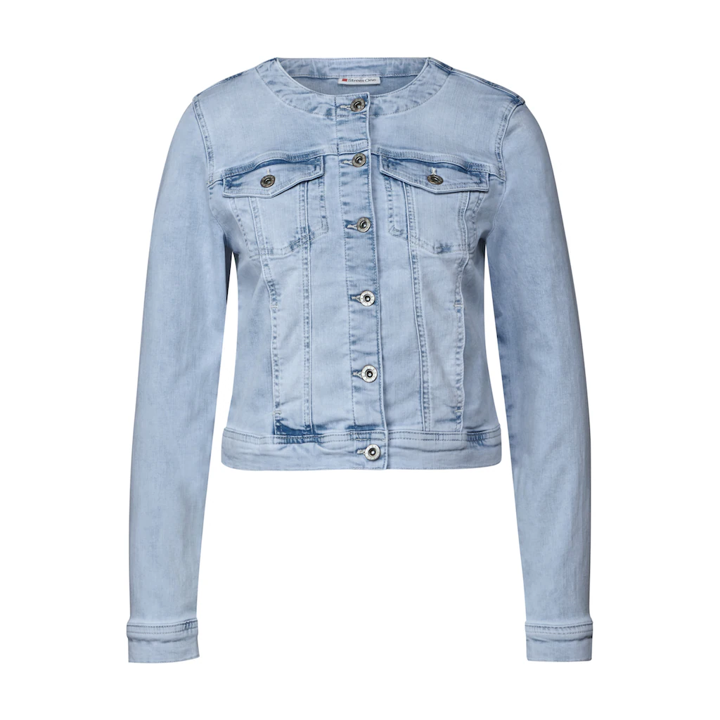 STREET ONE Jeansjacke ohne Kapuze mit Brusttaschen 2025