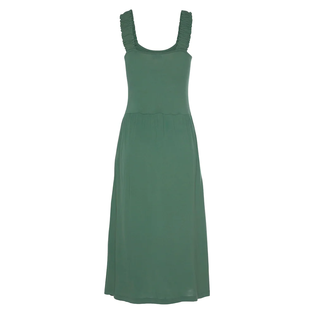 Beachtime Jerseykleid mit Taschen knielanges Sommerkleid Strandkleid Basic Fabrik Onlineshop