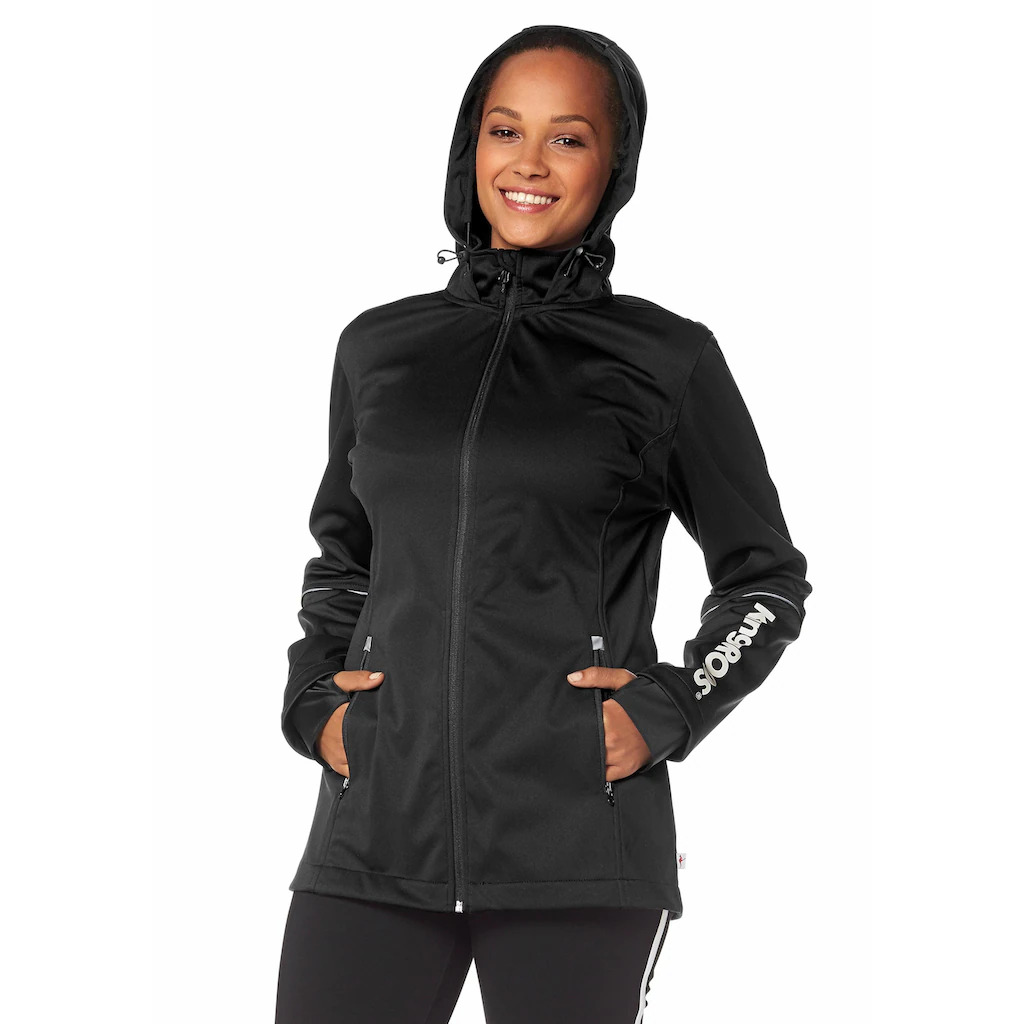 KangaROOS Softshelljacke mit Kapuze aus Softshell-Material figurumschmeichelnder Schnitt Günstig kaufen