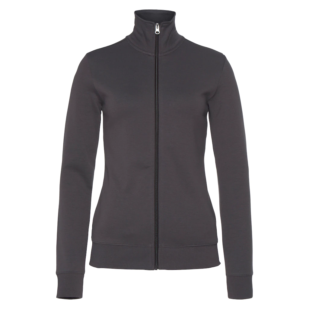 Bench. Loungewear Sweatjacke mit bestickten Stehkragen Loungeanzug Exklusivangebot